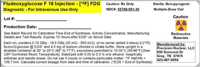Fdg Vial Label- 30 mL Vial (Fdg Vial Label 30 mL Vial)